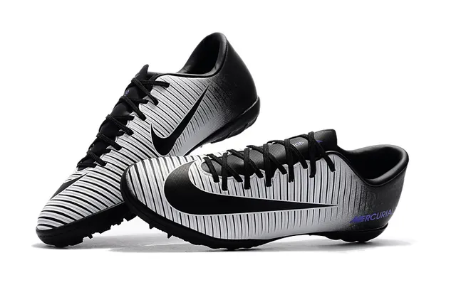 Nike Tênis de Futebol Indoor Laranja Preto Silhueta Baixa Ribeteada Superior Sintética 4