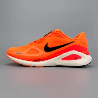 Nike Zapatillas de correr Naranja Negro Malla Superior Superposiciones Sintéticas