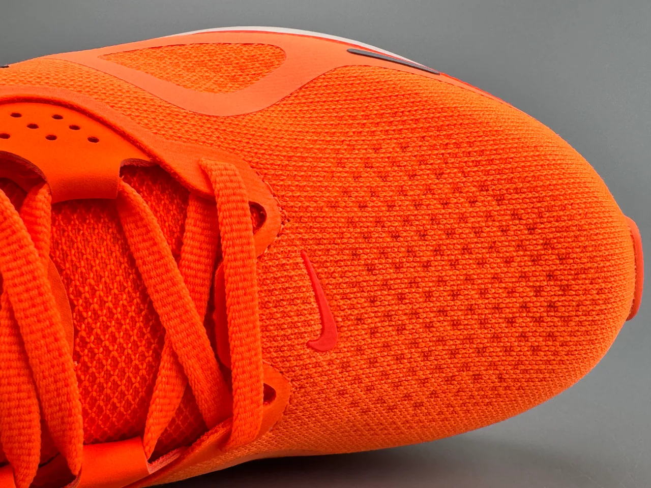 Nike Orange Black Mesh Upper Synthetic Overlays Running Shoes 2