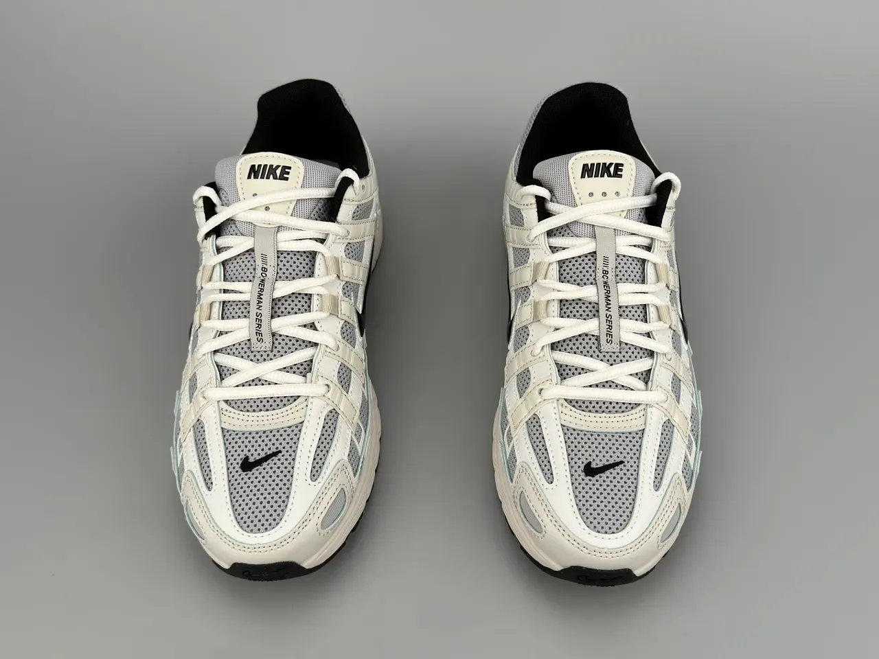 Nike P-6000 Off-White and Gray Lifestyle Sneakers 7