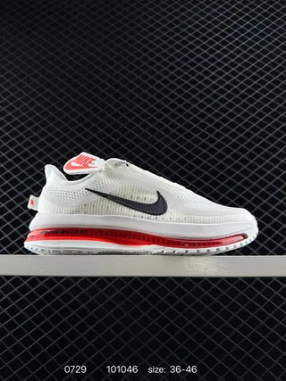 Nike Pegasus Premium White Red Black Running Shoes 2