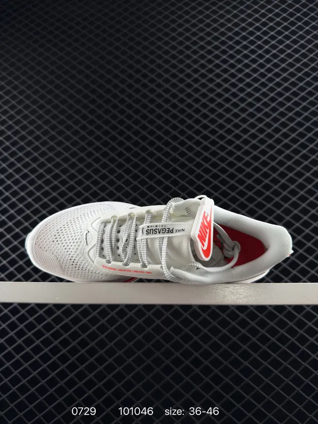 Nike Pegasus Premium White Red Black Running Shoes 5