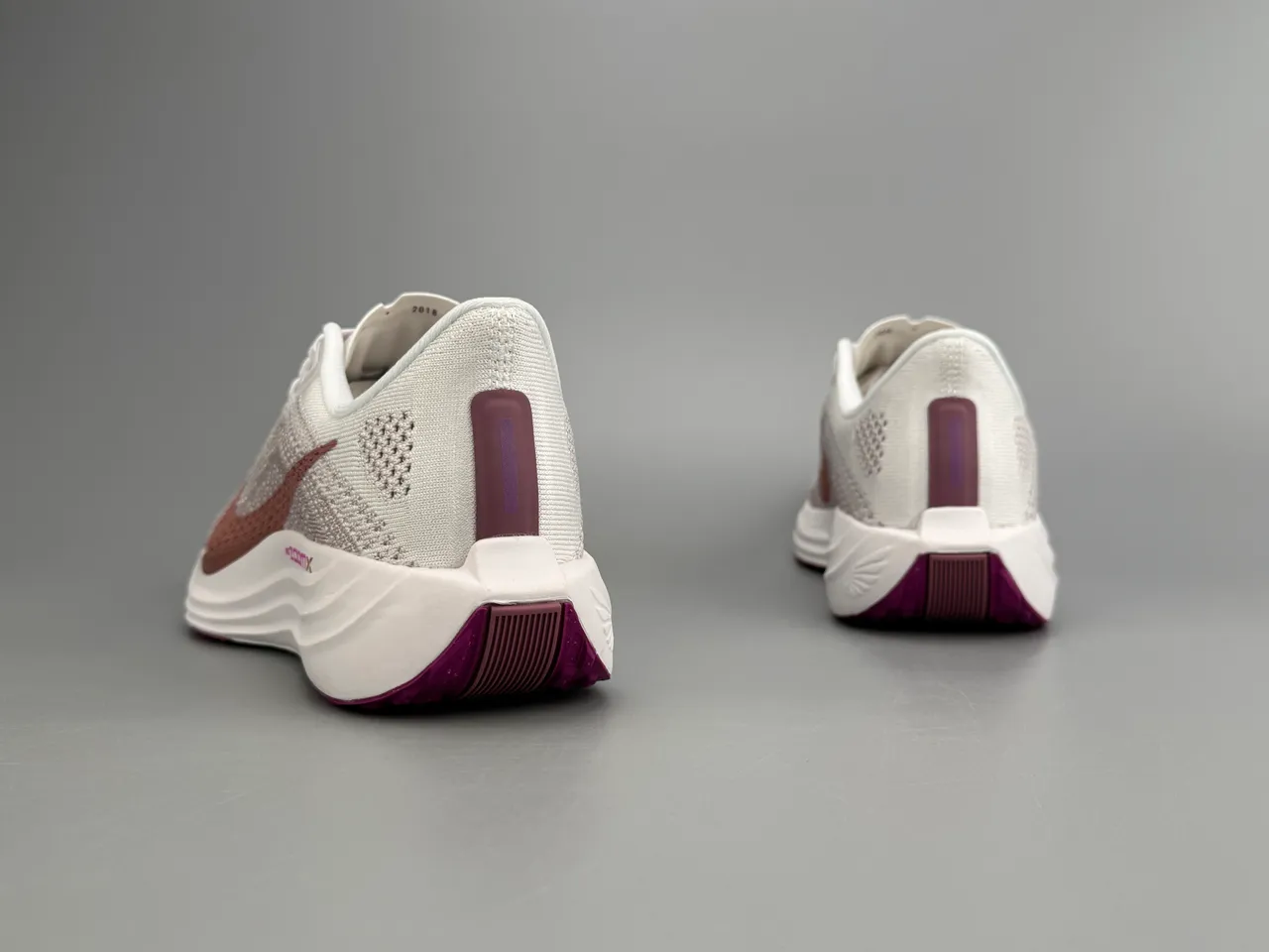 Nike Pegasus ZoomX White and Maroon Running Shoes 4