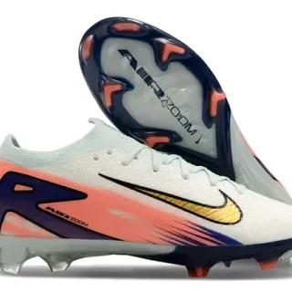 حذاء كرة القدم Nike Phantom GT Air Zoom White Coral Navy Gold Firm-Ground