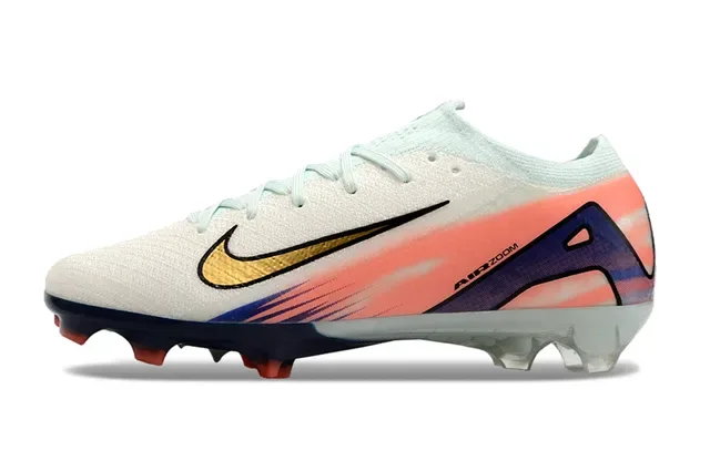 Chaussures de football Nike Phantom GT Air Zoom White Coral Navy Gold Firm-Ground 7