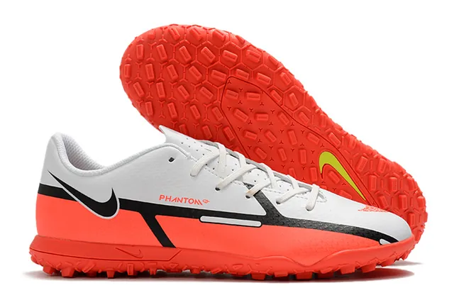 Nike Phantom GT Chaussures de football turf noir brun à col bas en synthétique 5
