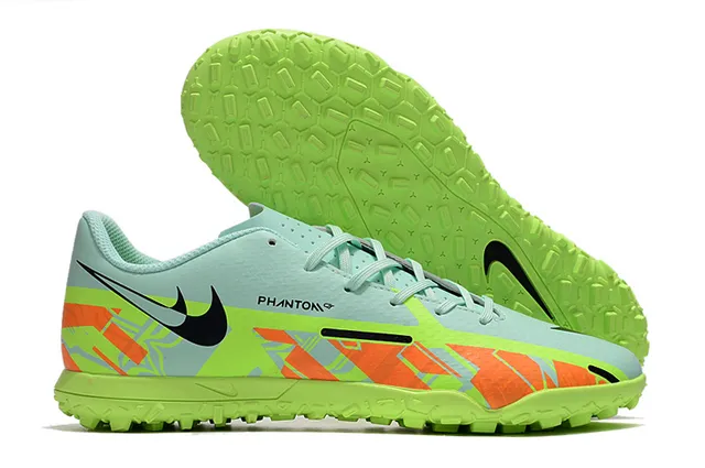 Nike Phantom GT Chaussures de football turf noir brun à col bas en synthétique 11