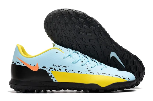 Nike Phantom GT Chaussures de football turf noir brun à col bas en synthétique 12