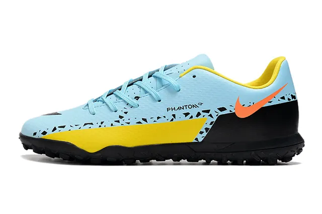Nike Phantom GT Chaussures de football turf noir brun à col bas en synthétique 22