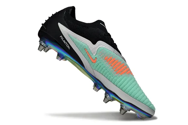 Nike Phantom GT أحذية كرة القدم أرضية صناعية أسود متعدد الألوان قماشة علوية لوحة أساسية قزحية 2