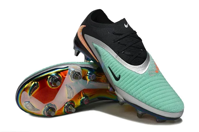 Nike Phantom GT أحذية كرة القدم أرضية صناعية أسود متعدد الألوان قماشة علوية لوحة أساسية قزحية 4