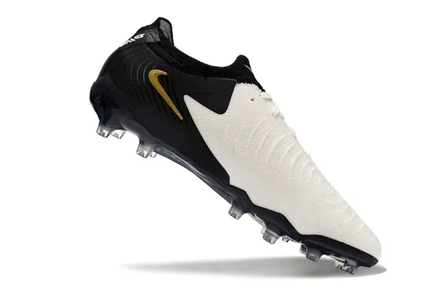 Nike Phantom GT Gold Black White Firm-Ground Soccer Shoes 2