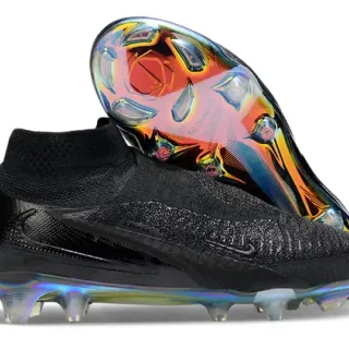 Nike Phantom GT Iridescent Black Firm-Ground Soccer Shoes
