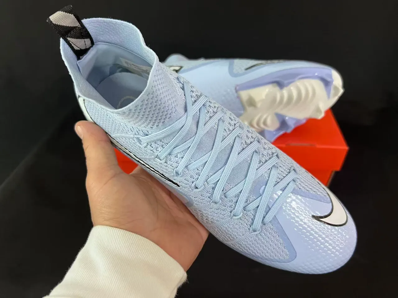 Nike Phantom GT Light Periwinkle Firm-Ground Soccer Shoes 4