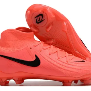 Nike Phantom GT Orange High-Cut Firm-Ground Soccer Shoes