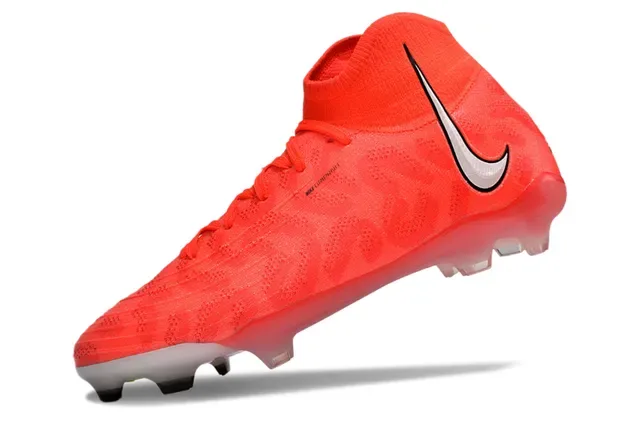 Nike Phantom GT Chuteiras de futebol laranja transparente sock-fit upper Chevron texturizado sintético Firm-Ground 3