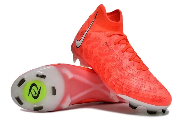 Nike Phantom GT Chuteiras de futebol laranja transparente sock-fit upper Chevron texturizado sintético Firm-Ground 4