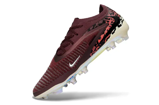 Nike Phantom GT United '002 Burgundy Camo Firm-Ground Soccer Shoes 3