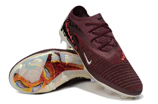 Nike Phantom GT United '002 Burgundy Camo Firm-Ground Soccer Shoes 4