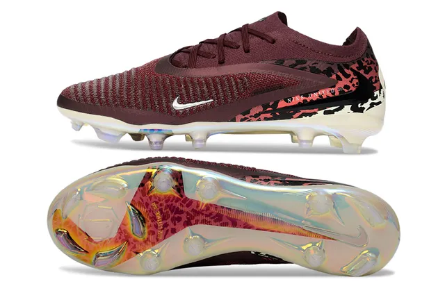 Nike Phantom GT United '002 Burgundy Camo Firm-Ground Soccer Shoes 6