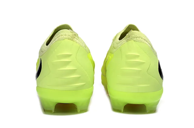 Nike Phantom GT হলুদ লাল বোনা উপরের অংশ অসমমিত লেসিং ফার্ম-গ্রাউন্ড সকারের জুতা 4
