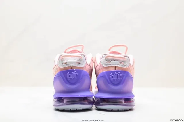 Nike Pink Purple Mesh-and-Textile Upper Gradient Translucent Heel Unit Lifestyle Sneakers 9