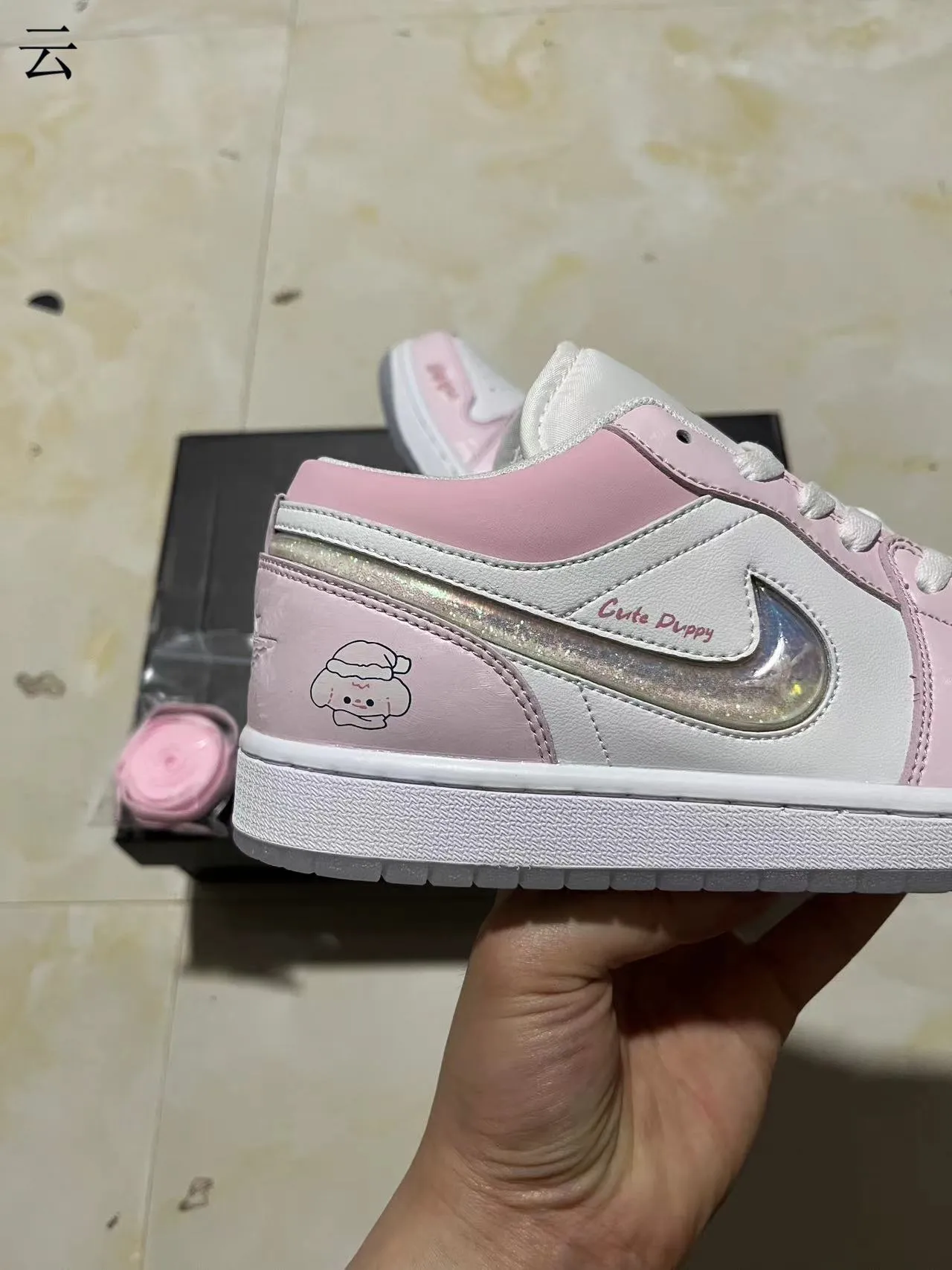 Nike Pink White Low-Top Colorblock Lifestyle Sneakers 7