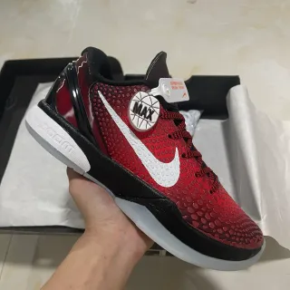 Nike Red Black Textured Pebbled Upper Plastic Heel Cage Basketball Shoes