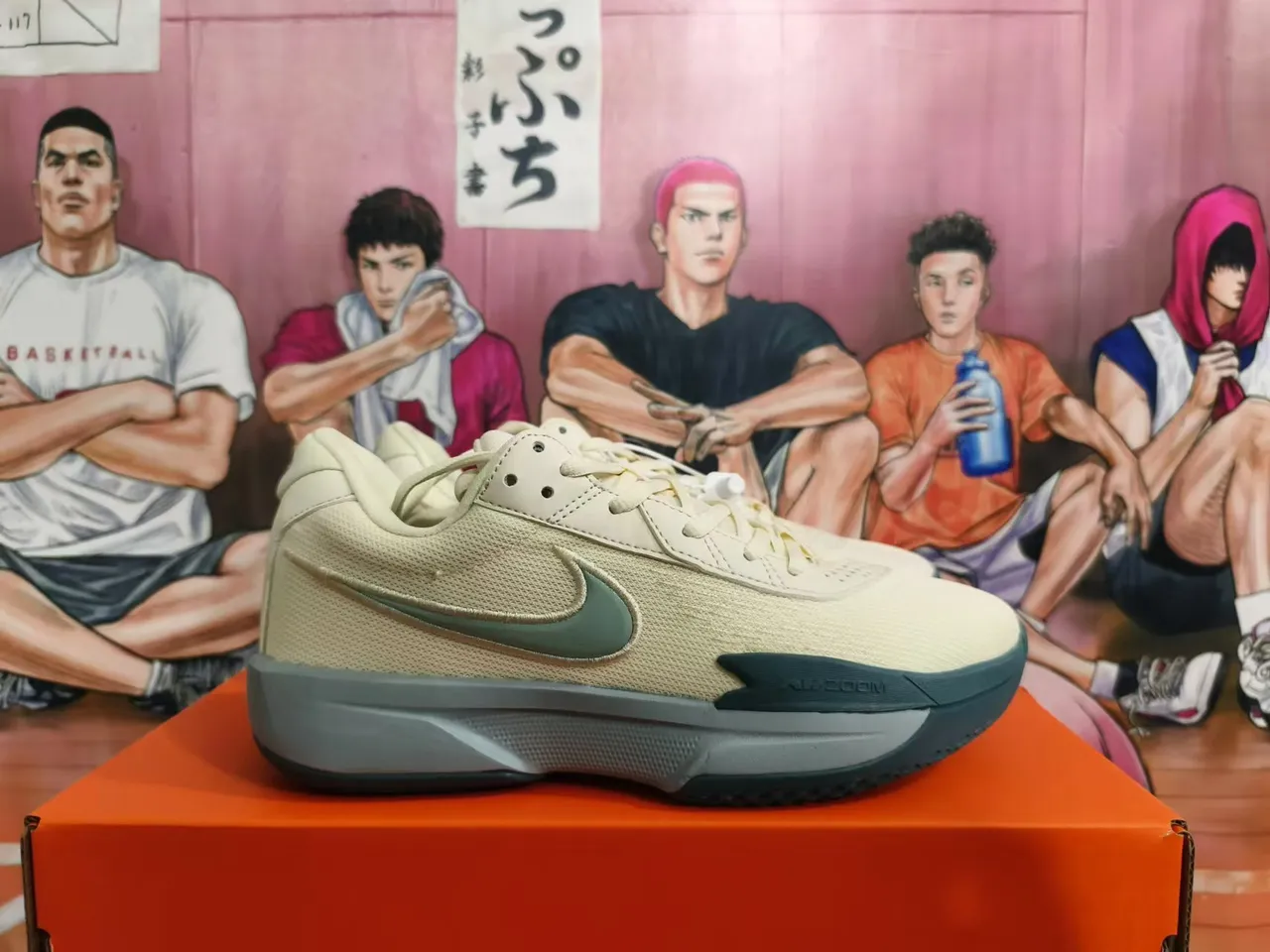 Nike Renew Elevate Zapatillas de Baloncesto Beige y Gris de Malla Low-Top 4