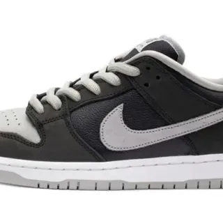 Nike SB Dunk Low Black and Light Gray Skateboard Shoes