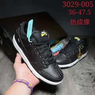 Nike SB Dunk Low Black White Skateboard Shoes