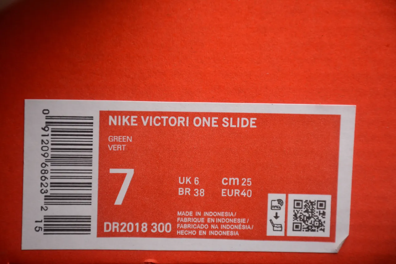 Nike SB Slide Green White Orange Slippers 2