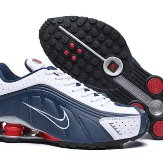 Nike Shox NZ সাদা নেভি লাল লাইফস্টাইল স্নিকার্স