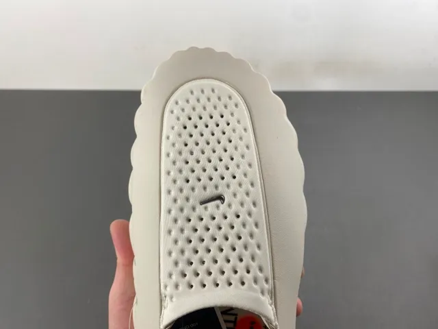 Nike Slide Off-White Perforated Molded Foam Slipper 3