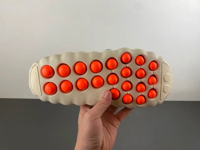 Nike Slide Off-White Perforated Molded Foam Slipper 5