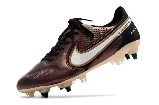 Nike Tiempo 20(xx)² / Q Bronce Metálico Botas de fútbol para césped natural 9