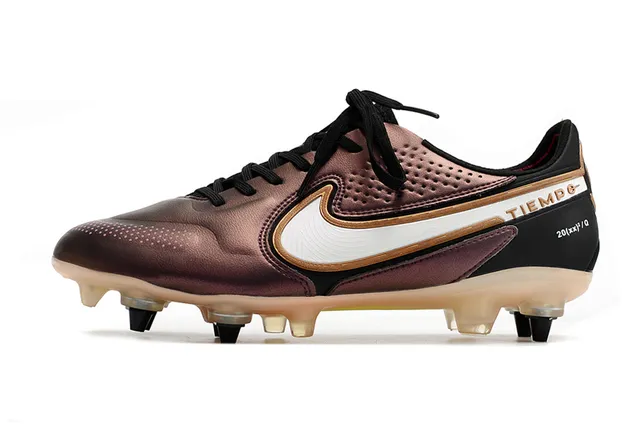 Nike Tiempo 20(xx)² / Q Bronce Metálico Botas de fútbol para césped natural 10