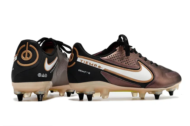 Nike Tiempo 20(xx)² / Q Bronce Metálico Botas de fútbol para césped natural 12