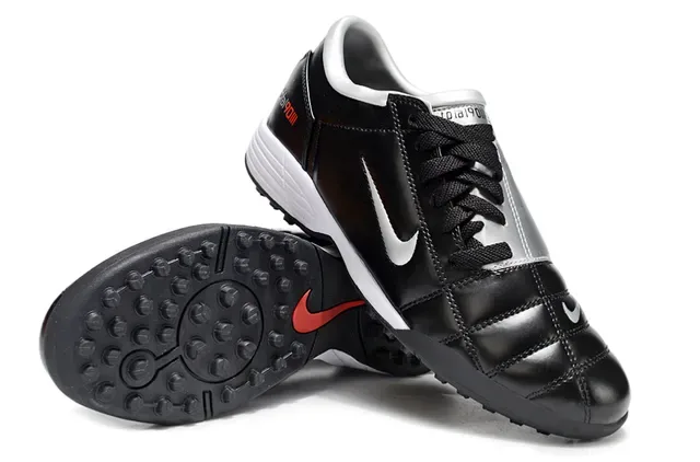 Nike Total 90 III Black White Silver Turf Soccer Shoes 4