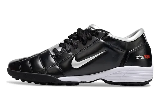 Nike Total 90 III Black White Silver Turf Soccer Shoes 7