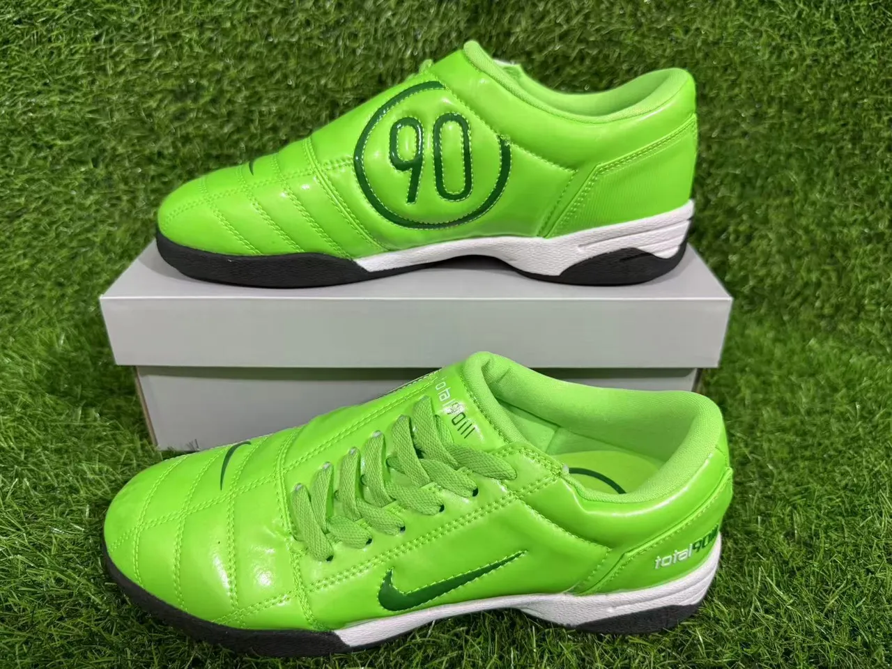 Nike Total 90 III Neon Green Chaussures de football indoor 7
