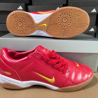 Nike Total 90 III Red Yellow Indoor Soccer Shoes