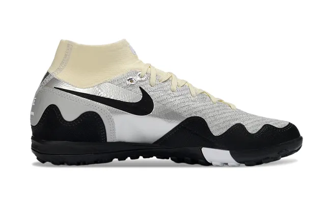 Nike Unite Turf blanches argentées crème Turf chaussures de football 5