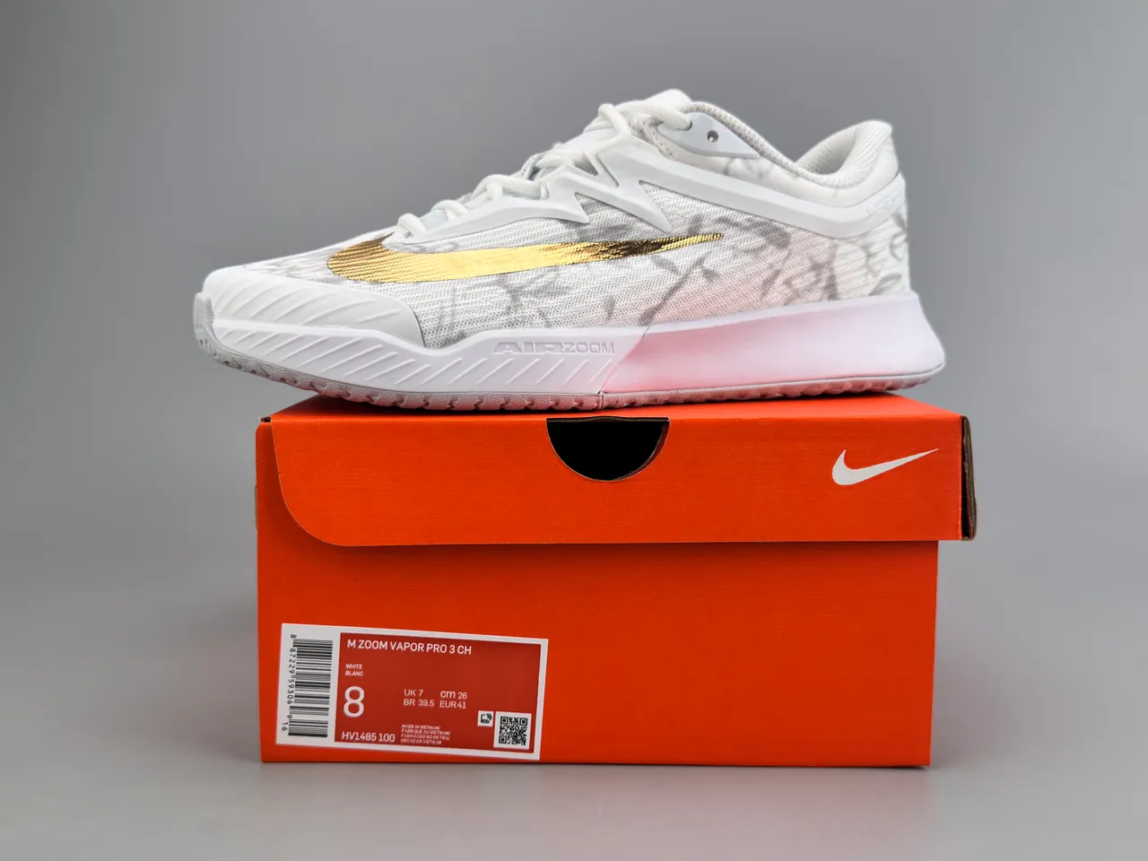 Nike Vaporwave White Gold Mesh Running Shoes 2