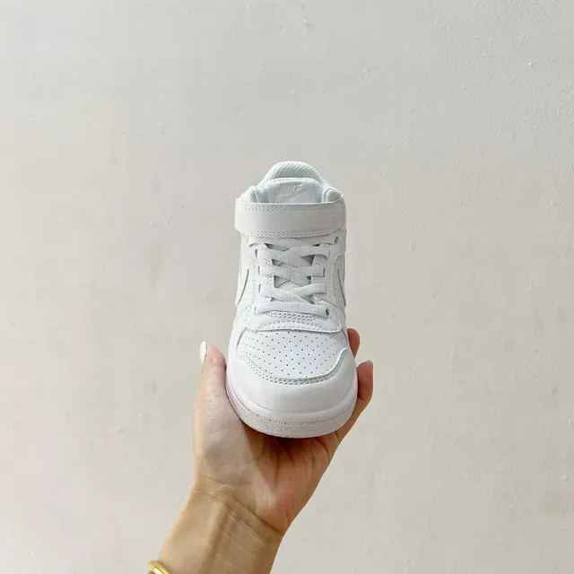 Nike White and Black High-Top Lifestyle Sneakers 11