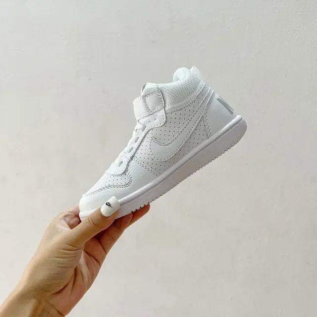 Nike White and Black High-Top Lifestyle Sneakers 12
