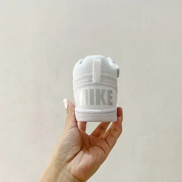 Nike White and Black High-Top Lifestyle Sneakers 14