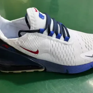 Nike 白色蓝色工程网面鞋面可见 Air Cushioning Unit 生活方式运动鞋