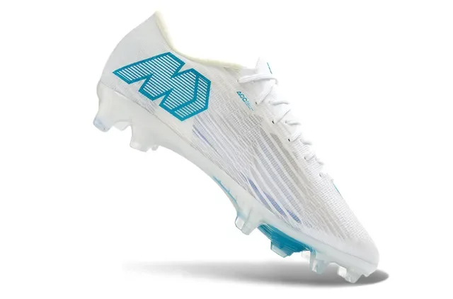 نيكي أبيض أزرق Flyweave Ultra Upper Air Zoom Heel Unit Firm-Ground أحذية كرة القدم 3