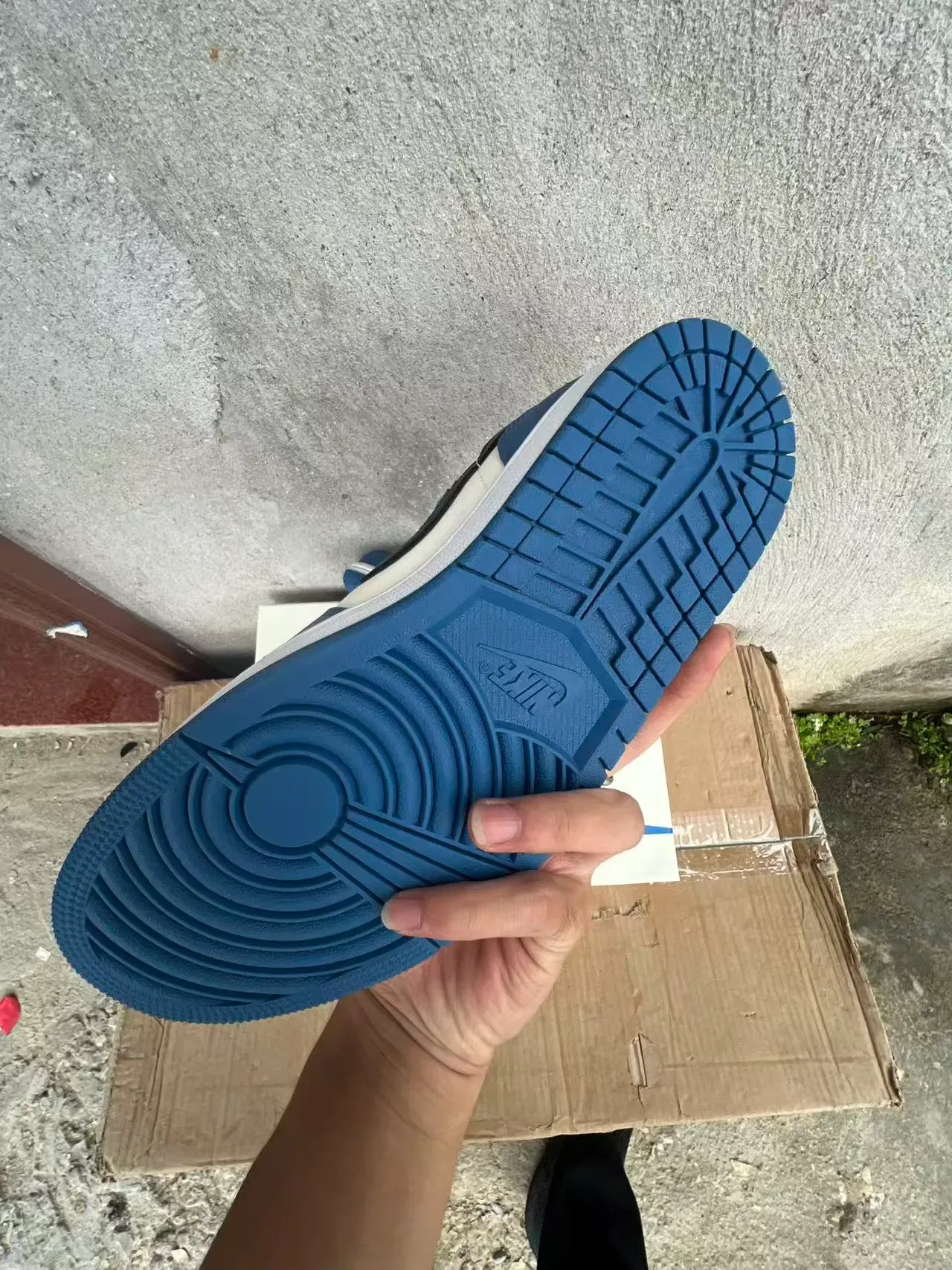 Nike White Blue Low-Top Basketball-Inspired Silhouette Multi-Panel Leather Upper Lifestyle Sneakers 6